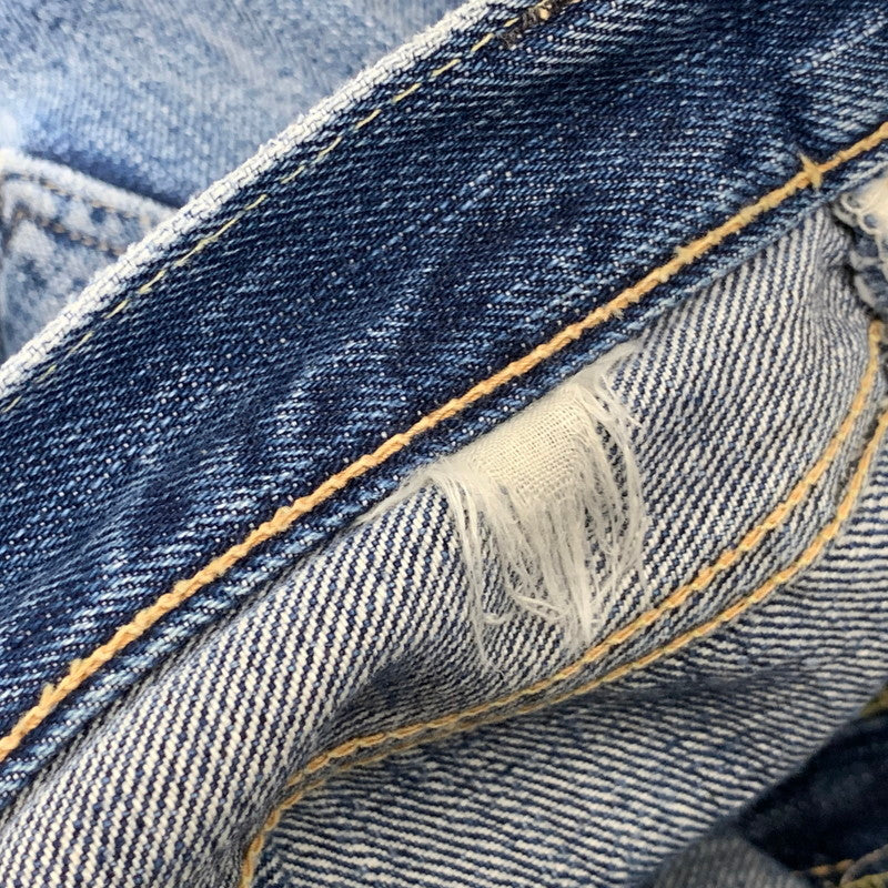 【中古品】【メンズ】 SUGARCANE シュガーケーン 刻印98 緑耳 V STITCH 1998年製 BUTTONFLY DENIM PANTS ボタンフライ デニム パンツ ズボン ボトムス 156-260818-ya-02-izu サイズ：下記参照 カラー：インディゴ 万代Net店