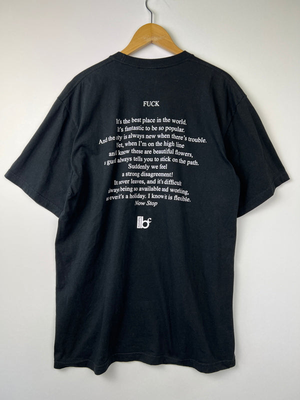 【中古品】【メンズ】 Supreme シュプリーム 23SS BERNADETTE CORPORATION FUCK TEE バーナデット コーポレーション ファック Tシャツ 半袖 トップス 147-260801-kk-19-hon サイズ：L カラー：BLACK 万代Net店