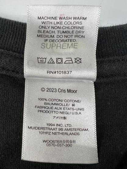 【中古品】【メンズ】 Supreme シュプリーム 23SS BERNADETTE CORPORATION FUCK TEE バーナデット コーポレーション ファック Tシャツ 半袖 トップス 147-260801-kk-19-hon サイズ：L カラー：BLACK 万代Net店