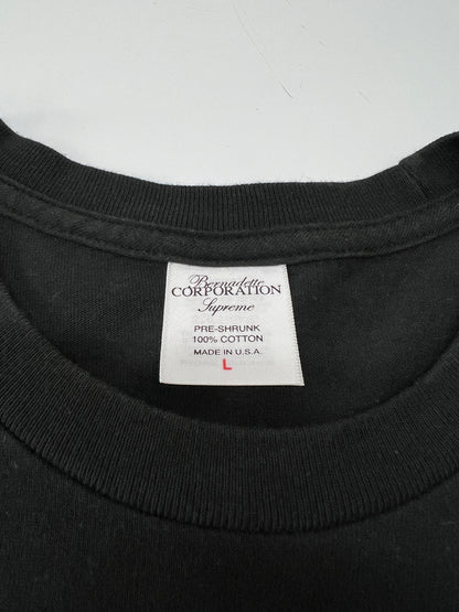 【中古品】【メンズ】 Supreme シュプリーム 23SS BERNADETTE CORPORATION FUCK TEE バーナデット コーポレーション ファック Tシャツ 半袖 トップス 147-260801-kk-19-hon サイズ：L カラー：BLACK 万代Net店