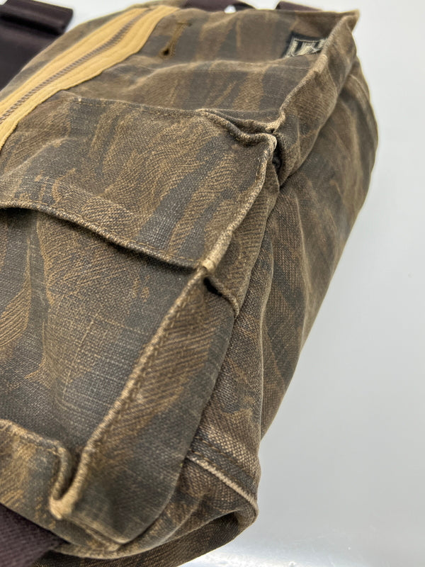 【現状渡し品】【メンズ】 PORTER ポーター 70th ANNIVERSARY GREEN EYE WAIST BAG 70周年記念 グリーンアイ ウエストバッグ カバン ボディバッグ 188-260815-kk-19-hon カラー：タイガーカモ 万代Net店