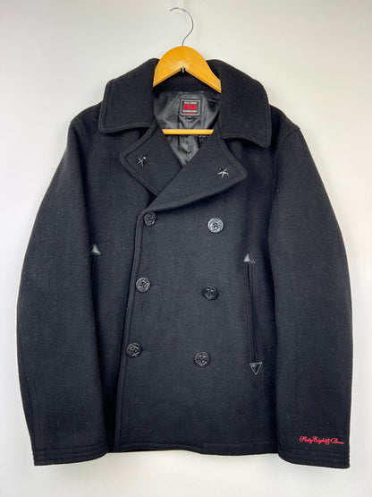 【中古品】【メンズ】 68&BROTHERS シックスティエイトアンドブラザーズ WOOL PEA COAT ウール Pコート アウター 147-260815-kk-07-hon サイズ：L カラー：ブラック 万代Net店