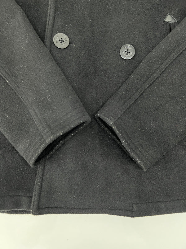 【中古品】【メンズ】 68&BROTHERS シックスティエイトアンドブラザーズ WOOL PEA COAT ウール Pコート アウター 147-260815-kk-07-hon サイズ：L カラー：ブラック 万代Net店