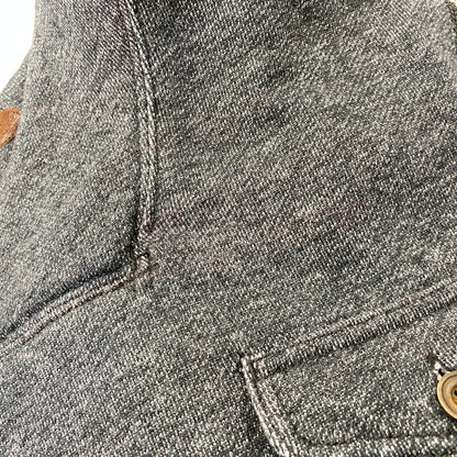 【中古品】【メンズ】 Polo by Ralph Lauren ポロバイラルフローレン ELBOW PATCH HOODIE エルボーパッチ フーディー パーカー 147-260718-as-03-izu サイズ：S カラー：グレー 万代Net店