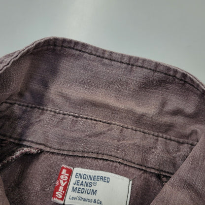 【中古品】【メンズ】 LEVI'S ENGINEERED JEANS リーバイス エンジニアド ジーンズ BUTTON DOWN SHIRT JACKET ボタン ダウン シャツ ジャケット アウター 146-260721-kh-05-izu サイズ：M カラー：パープル 万代Net店