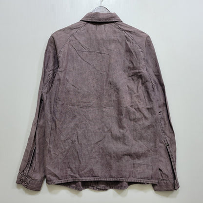 【中古品】【メンズ】 LEVI'S ENGINEERED JEANS リーバイス エンジニアド ジーンズ BUTTON DOWN SHIRT JACKET ボタン ダウン シャツ ジャケット アウター 146-260721-kh-05-izu サイズ：M カラー：パープル 万代Net店
