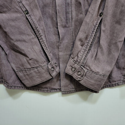 【中古品】【メンズ】 LEVI'S ENGINEERED JEANS リーバイス エンジニアド ジーンズ BUTTON DOWN SHIRT JACKET ボタン ダウン シャツ ジャケット アウター 146-260721-kh-05-izu サイズ：M カラー：パープル 万代Net店