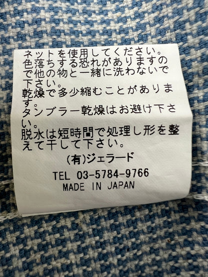 【中古品】【メンズ】 JELADO ジェラード × COPANO コパノ 別注 コラボ Baruterri French Cook Jacket JC-1020 インディゴ千鳥格子フレンチクックジャケット アウター 145-260809-SH-03-hon サイズ：S 万代Net店