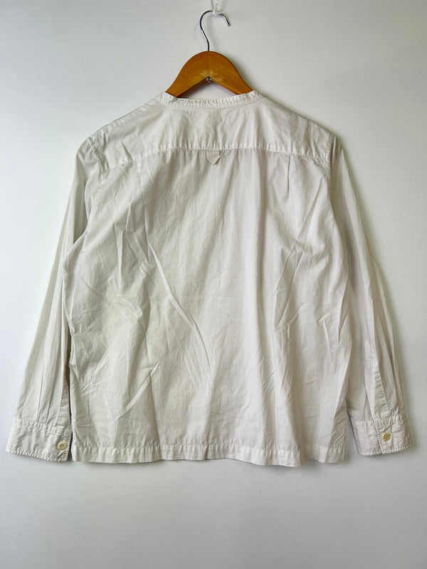 【中古品】【レディース】 MHL エムエイチエル LONG SLEEVE SHIRT 595-9253580 長袖シャツ トップス 141-260918-YS-04-hon サイズ：I カラー：ホワイト 万代Net店