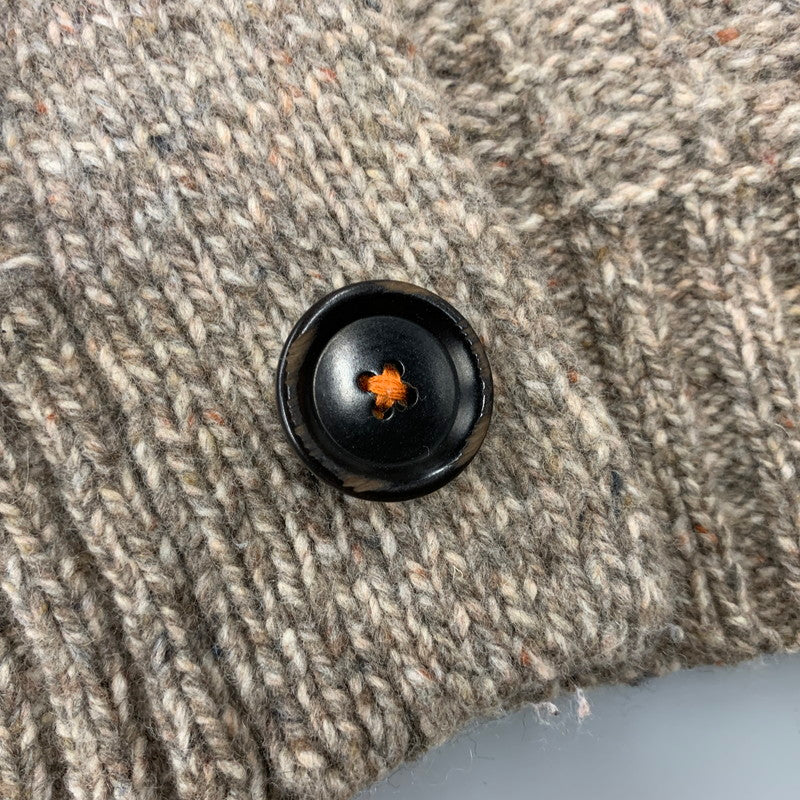 【中古品】【メンズ】 HUGO BOSS ヒューゴボス BOSS ORANGE KNIT CARDIGAN ボス オレンジ ニット カーディガン トップス 141-260712-ya-20-izu サイズ：L カラー：ブラウン 万代Net店