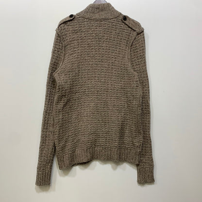 【中古品】【メンズ】 HUGO BOSS ヒューゴボス BOSS ORANGE KNIT CARDIGAN ボス オレンジ ニット カーディガン トップス 141-260712-ya-20-izu サイズ：L カラー：ブラウン 万代Net店