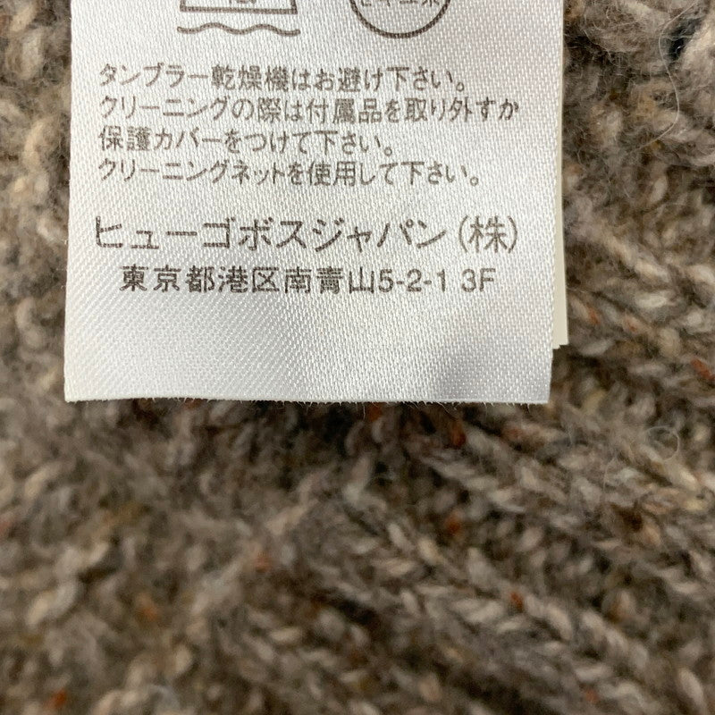 【中古品】【メンズ】 HUGO BOSS ヒューゴボス BOSS ORANGE KNIT CARDIGAN ボス オレンジ ニット カーディガン トップス 141-260712-ya-20-izu サイズ：L カラー：ブラウン 万代Net店