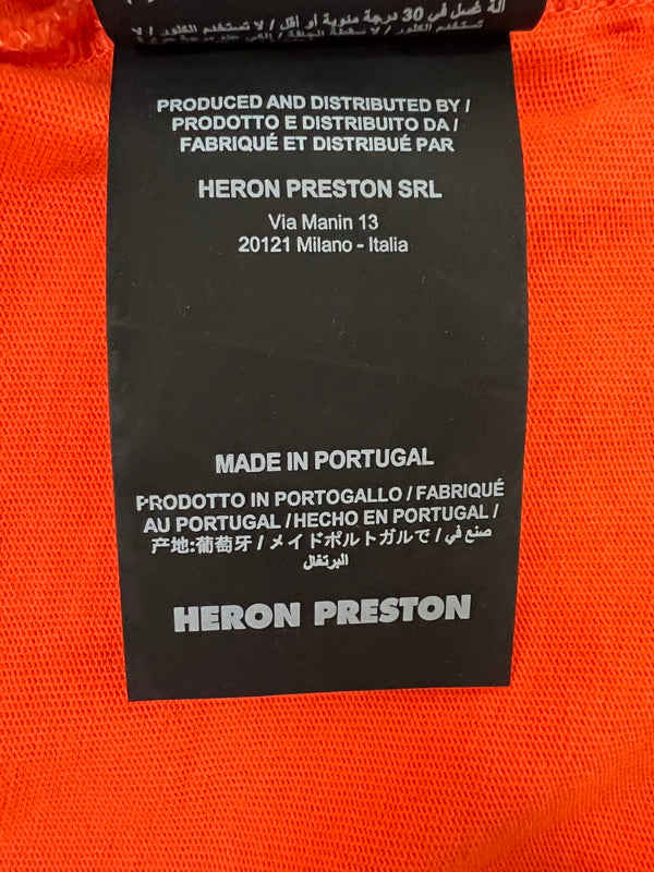 【中古品】【メンズ】 HERON PRESTON ヘロンプレストン CTNMB TURTLE-NECK LS T-SHIRT HMAB001F18600021 タートルネック ロングスリーブ Tシャツ 長袖 トップス 142-260803-kk-08-hon サイズ：L カラー：オレンジ 万代Net店
