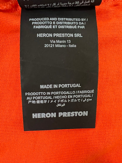 【中古品】【メンズ】 HERON PRESTON ヘロンプレストン CTNMB TURTLE-NECK LS T-SHIRT HMAB001F18600021 タートルネック ロングスリーブ Tシャツ 長袖 トップス 142-260803-kk-08-hon サイズ：L カラー：オレンジ 万代Net店