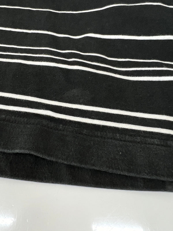 【中古品】【メンズ】 COOTIE PRODUCTIONS クーティー プロダクションズ 22SS SUPIMA BORDER OVERSIZED L/S TEE CTE-22S313 スーピマ ボーダー オーバーサイズ ロングスリーブ Tシャツ 長袖 トップス 142-260801-kk-16-hon サイズ：L カラー：BLACK 万代Net店