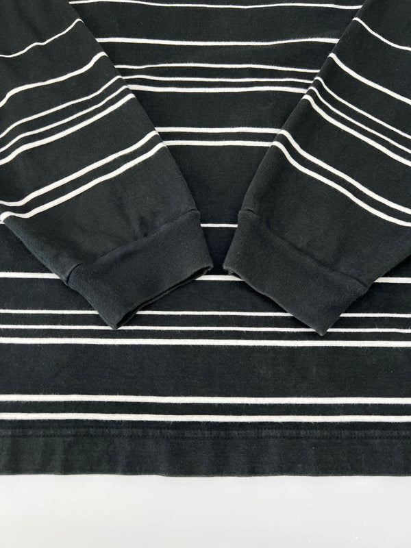 【中古品】【メンズ】 COOTIE PRODUCTIONS クーティー プロダクションズ 22SS SUPIMA BORDER OVERSIZED L/S TEE CTE-22S313 スーピマ ボーダー オーバーサイズ ロングスリーブ Tシャツ 長袖 トップス 142-260801-kk-16-hon サイズ：L カラー：BLACK 万代Net店
