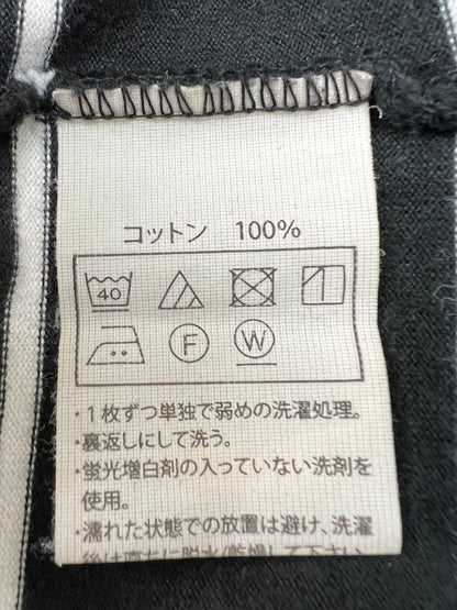 【中古品】【メンズ】 COOTIE PRODUCTIONS クーティー プロダクションズ 22SS SUPIMA BORDER OVERSIZED L/S TEE CTE-22S313 スーピマ ボーダー オーバーサイズ ロングスリーブ Tシャツ 長袖 トップス 142-260801-kk-16-hon サイズ：L カラー：BLACK 万代Net店