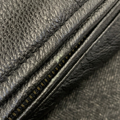 【中古品】【メンズ】 NO ID. ノーアイディー COW LEATHER SWITCHING JACKET カウレザー スイッチング ジャケット アウター 140-260712-ya-23-izu サイズ：1 カラー：ブラック 万代Net店