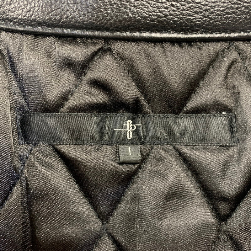 【中古品】【メンズ】 NO ID. ノーアイディー COW LEATHER SWITCHING JACKET カウレザー スイッチング ジャケット アウター 140-260712-ya-23-izu サイズ：1 カラー：ブラック 万代Net店