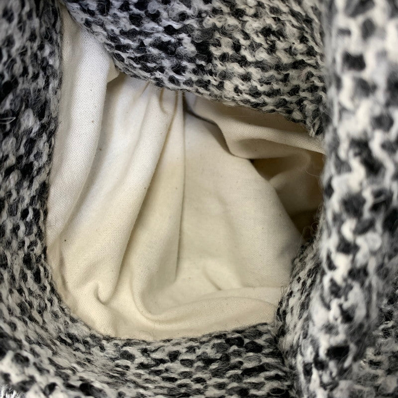 【中古品】【メンズ】 ATHA アタ A1901-T-12 19AW TWEED HOODED BALCOLLAR COAT ツイード フーデッド バルカラー コート アウター 140-260905-cs-10-izu サイズ：F カラー：ブラック系 万代Net店