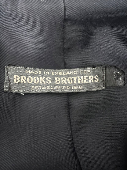 【中古品】【メンズ】 BROOK’S BROTHERS ブルックスブラザーズ 70's WOOL MELTON DOUBLE BREASTED COAT VINTAGE 70年代 ウールメルトンダブルブレストコート アウター ヴィンテージ 英国製 黒銀タグ 146-260705-kk-11-hon サイズ：38 カラー：ネイビー 万代Net店