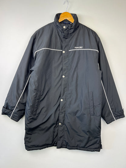 【中古品】【メンズ】 Reebok リーボック Padded Bench Coat AJMS6124 パデッドベンチコート アウター 148-260809-SH-10-hon サイズ：M カラー：ブラック 万代Net店