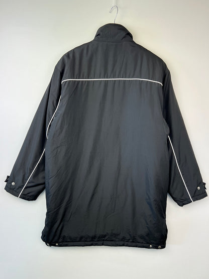【中古品】【メンズ】 Reebok リーボック Padded Bench Coat AJMS6124 パデッドベンチコート アウター 148-260809-SH-10-hon サイズ：M カラー：ブラック 万代Net店