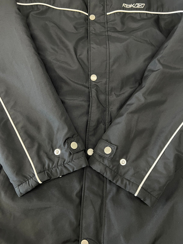 【中古品】【メンズ】 Reebok リーボック Padded Bench Coat AJMS6124 パデッドベンチコート アウター 148-260809-SH-10-hon サイズ：M カラー：ブラック 万代Net店