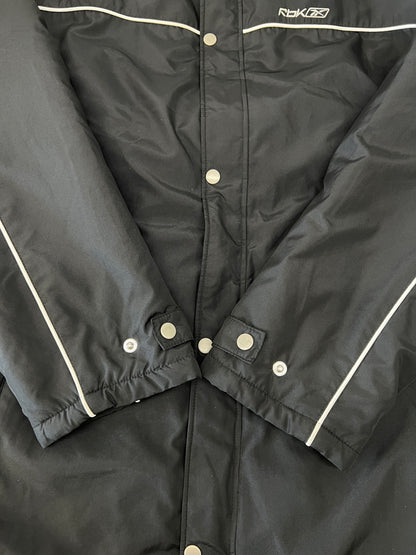 【中古品】【メンズ】 Reebok リーボック Padded Bench Coat AJMS6124 パデッドベンチコート アウター 148-260809-SH-10-hon サイズ：M カラー：ブラック 万代Net店