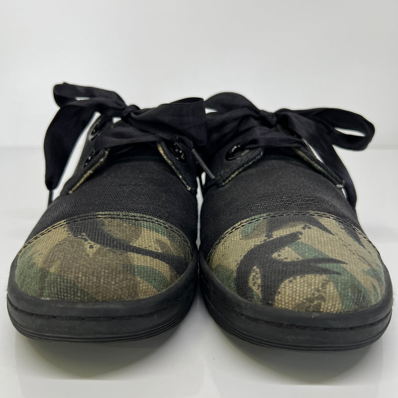 【中古品】【レディース】 Dr.Martens ドクターマーチン EALING AW009 SK06P イーリング 2ホールキャップトゥシューズ スニーカー 靴 166-260807-kk-03-hon サイズ：UK 4 カラー：BLACK/CAMO 万代Net店