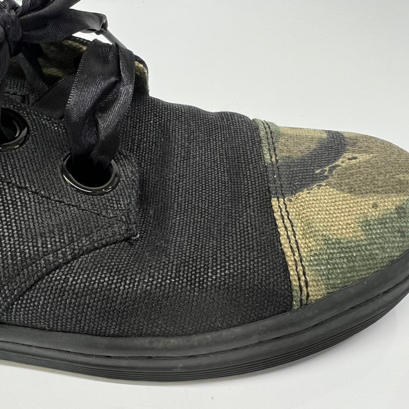 【中古品】【レディース】 Dr.Martens ドクターマーチン EALING AW009 SK06P イーリング 2ホールキャップトゥシューズ スニーカー 靴 166-260807-kk-03-hon サイズ：UK 4 カラー：BLACK/CAMO 万代Net店