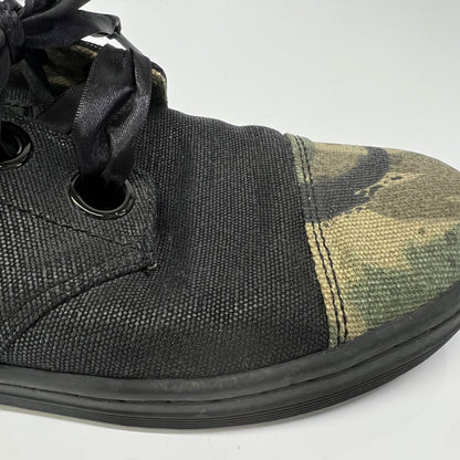 【中古品】【レディース】 Dr.Martens ドクターマーチン EALING AW009 SK06P イーリング 2ホールキャップトゥシューズ スニーカー 靴 166-260807-kk-03-hon サイズ：UK 4 カラー：BLACK/CAMO 万代Net店