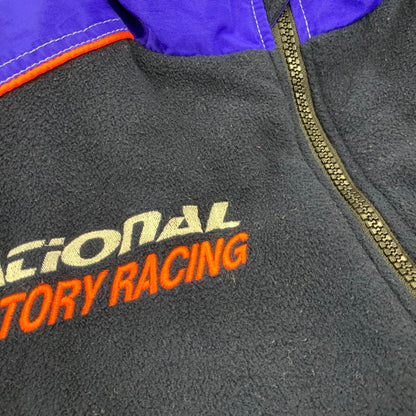 【中古品】【メンズ】 YAMAHA ヤマハ RACING FLEECE JACKET レーシング フリース ジャケット アウター 146-260831-kh-09-izu サイズ：XL カラー：ネイビー×ブルー 万代Net店