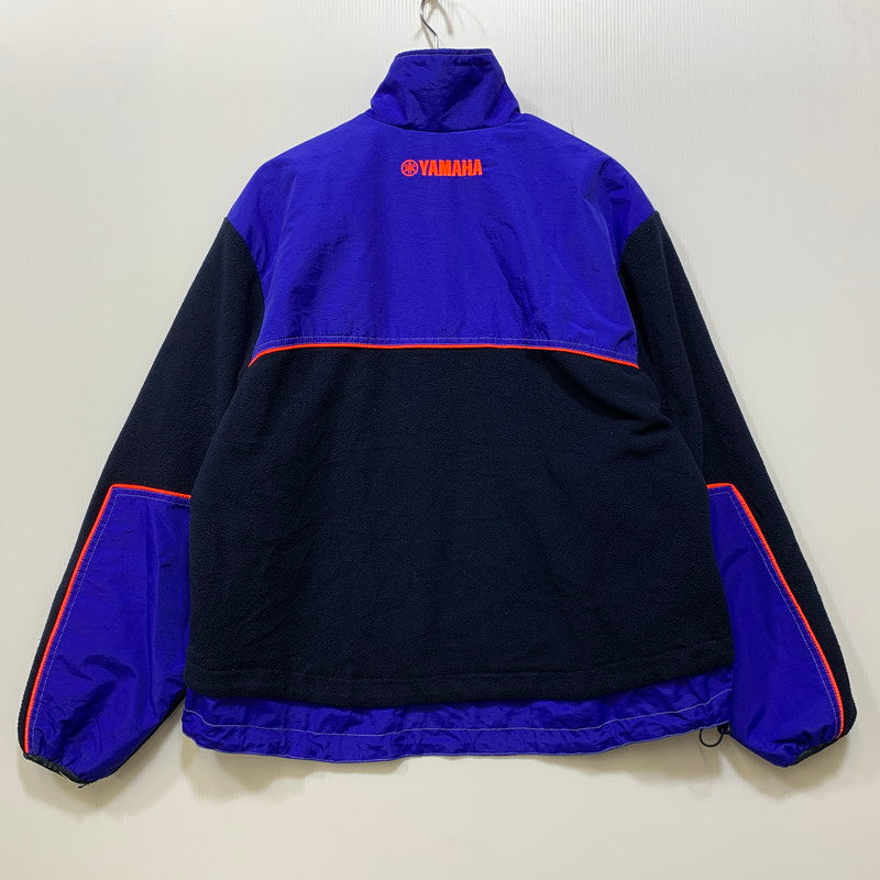 【中古品】【メンズ】 YAMAHA ヤマハ RACING FLEECE JACKET レーシング フリース ジャケット アウター 146-260831-kh-09-izu サイズ：XL カラー：ネイビー×ブルー 万代Net店