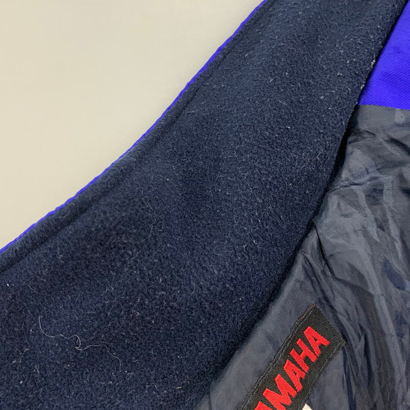 【中古品】【メンズ】 YAMAHA ヤマハ RACING FLEECE JACKET レーシング フリース ジャケット アウター 146-260831-kh-09-izu サイズ：XL カラー：ネイビー×ブルー 万代Net店