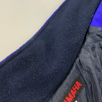 【中古品】【メンズ】 YAMAHA ヤマハ RACING FLEECE JACKET レーシング フリース ジャケット アウター 146-260831-kh-09-izu サイズ：XL カラー：ネイビー×ブルー 万代Net店