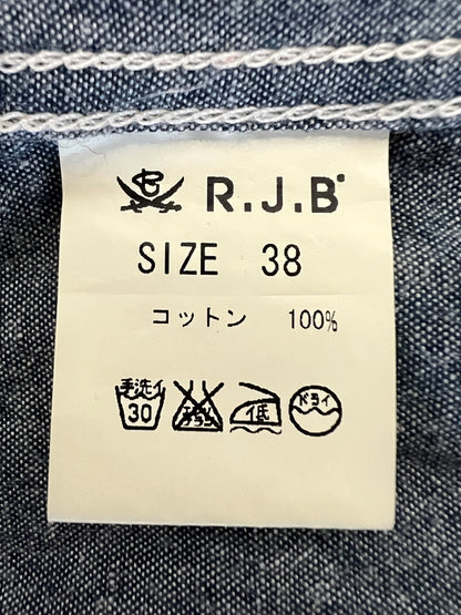 【中古品】【メンズ】 R.J.B アールジェイビー Bandana Paisley Western L/S Shirt バンダナペイズリーウエスタンロングスリーブシャツ トップス ロングスリーブシャツ 145-260809-SH-04-hon サイズ：38 カラー：インディゴブルー 万代Net店