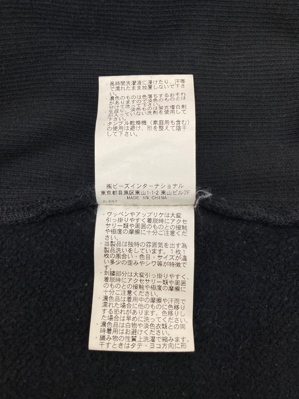 【中古品】【メンズ】 X-LARGE エクストララージ SNAP FRONT SWEAT STADIUM BLOUSON HOODIE 0123203 スナップフロント スウェットスタジアムブルゾン フーディー アウター 142-260807-SH-04-hon サイズ：M カラー：ブラック レッド 万代Net店