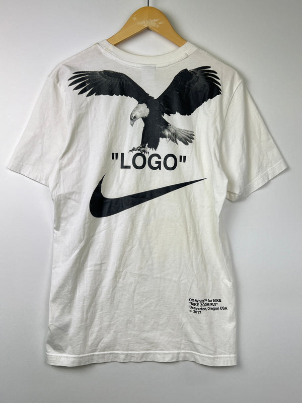 【中古品】【メンズ】 NIKE ナイキ × OFF WHITE オフホワイト 別注 コラボ NRG A6 TEE BQ0827-101 ショートスリーブ Tシャツ 半袖 トップス 147-260803-kk-04-hon サイズ：S カラー：ホワイト 万代Net店