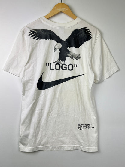 【中古品】【メンズ】 NIKE ナイキ × OFF WHITE オフホワイト 別注 コラボ NRG A6 TEE BQ0827-101 ショートスリーブ Tシャツ 半袖 トップス 147-260803-kk-04-hon サイズ：S カラー：ホワイト 万代Net店