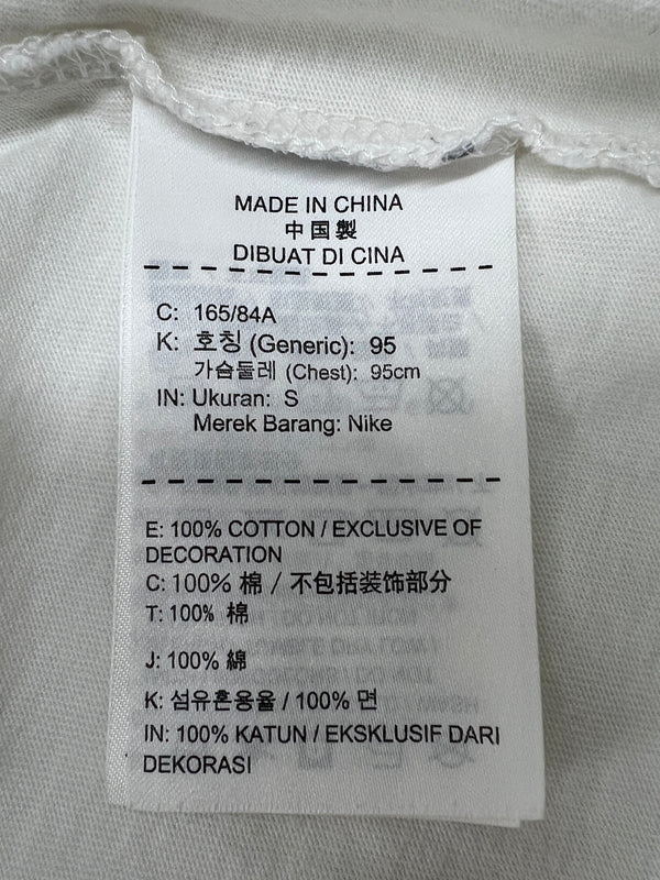 【中古品】【メンズ】 NIKE ナイキ × OFF WHITE オフホワイト 別注 コラボ NRG A6 TEE BQ0827-101 ショートスリーブ Tシャツ 半袖 トップス 147-260803-kk-04-hon サイズ：S カラー：ホワイト 万代Net店