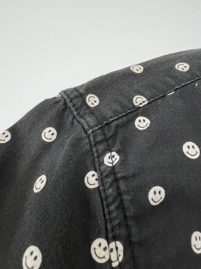 【中古品】【メンズ】 FACTOTUM ファクトタム × MARKAWARE マーカウェア 別注 コラボ SMILEY DOT L/S WESTERN SHIRT 09060226 スマイリードット ロングスリーブ ウエスタンシャツ 長袖 トップス 140-260803-kk-23-hon サイズ：46 カラー：ブラック 万代Net店