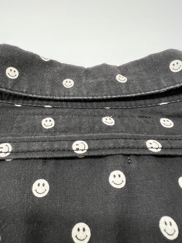 【中古品】【メンズ】 FACTOTUM ファクトタム × MARKAWARE マーカウェア 別注 コラボ SMILEY DOT L/S WESTERN SHIRT 09060226 スマイリードット ロングスリーブ ウエスタンシャツ 長袖 トップス 140-260803-kk-23-hon サイズ：46 カラー：ブラック 万代Net店