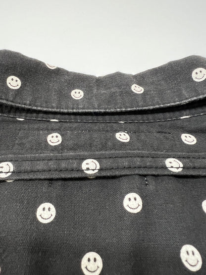 【中古品】【メンズ】 FACTOTUM ファクトタム × MARKAWARE マーカウェア 別注 コラボ SMILEY DOT L/S WESTERN SHIRT 09060226 スマイリードット ロングスリーブ ウエスタンシャツ 長袖 トップス 140-260803-kk-23-hon サイズ：46 カラー：ブラック 万代Net店