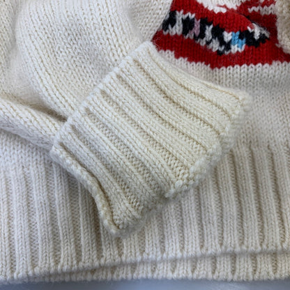 【中古品】【メンズ】 WACKO MARIA ワコマリア×TIM LEMI ティムレイヒ INTARSIA CREW NECK SWEATER インターシャ クルー ネック セーター トップス 長袖 142-260905-cs-03-izu サイズ：L カラー：アイボリー 万代Net店
