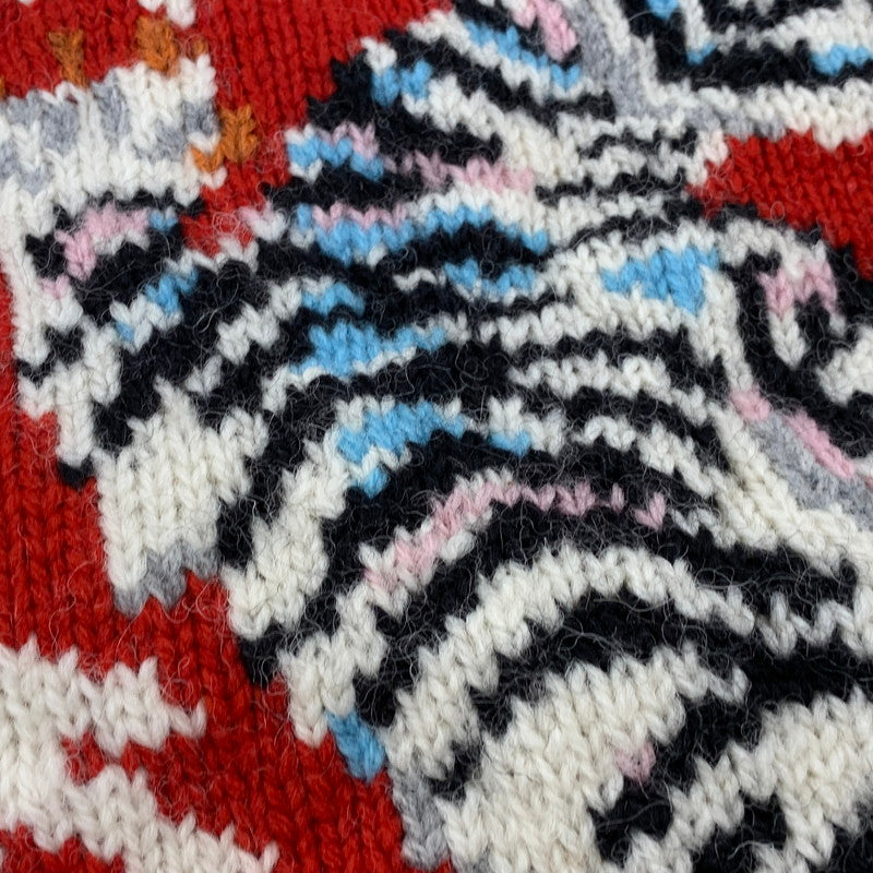 【中古品】【メンズ】 WACKO MARIA ワコマリア×TIM LEMI ティムレイヒ INTARSIA CREW NECK SWEATER インターシャ クルー ネック セーター トップス 長袖 142-260905-cs-03-izu サイズ：L カラー：アイボリー 万代Net店
