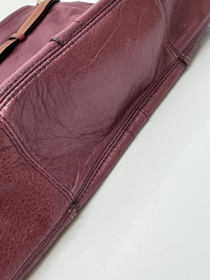【現状渡し品】【レディース】 COACH コーチ HAMPTON BOHO SATCHEL 12460 ハンプトン ボホ サッチェル カバン ショルダーバッグ 180-260815-kk-26-hon カラー：パープル 万代Net店