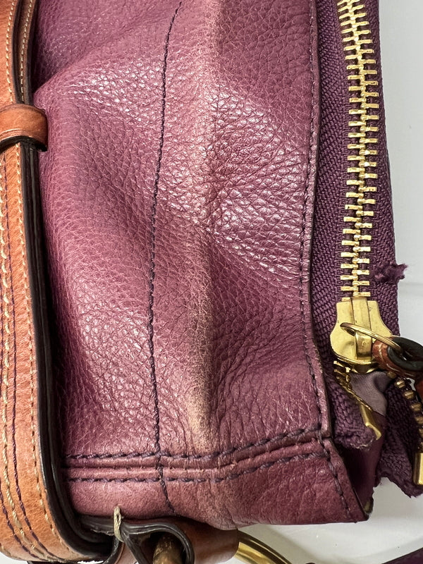 【現状渡し品】【レディース】 COACH コーチ HAMPTON BOHO SATCHEL 12460 ハンプトン ボホ サッチェル カバン ショルダーバッグ 180-260815-kk-26-hon カラー：パープル 万代Net店