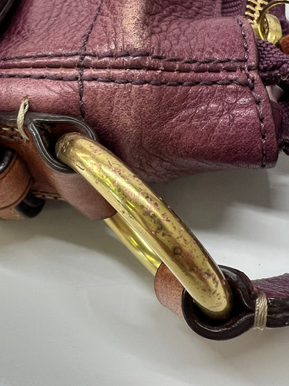 【現状渡し品】【レディース】 COACH コーチ HAMPTON BOHO SATCHEL 12460 ハンプトン ボホ サッチェル カバン ショルダーバッグ 180-260815-kk-26-hon カラー：パープル 万代Net店