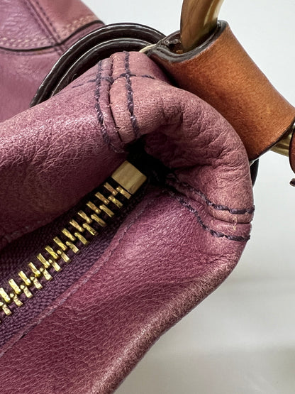 【現状渡し品】【レディース】 COACH コーチ HAMPTON BOHO SATCHEL 12460 ハンプトン ボホ サッチェル カバン ショルダーバッグ 180-260815-kk-26-hon カラー：パープル 万代Net店